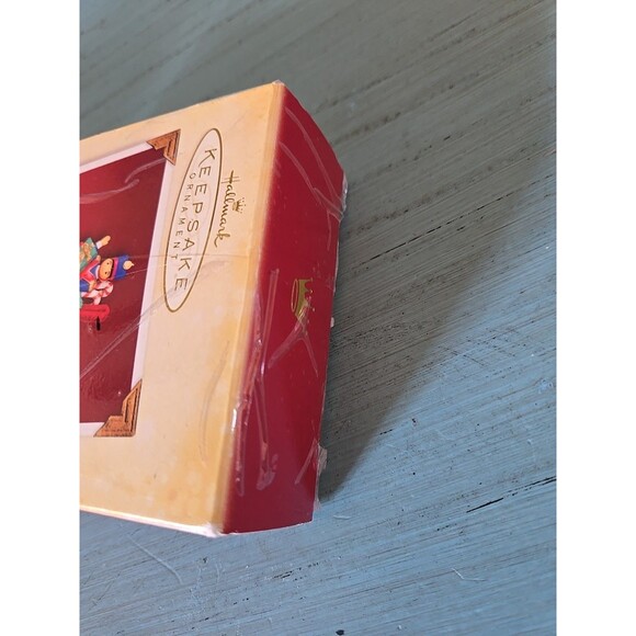 Hallmark Grandson Stocking Keepsake Ornament Dated 2005 A Grandson Is Cheer Vtg - Picture 8 of 9